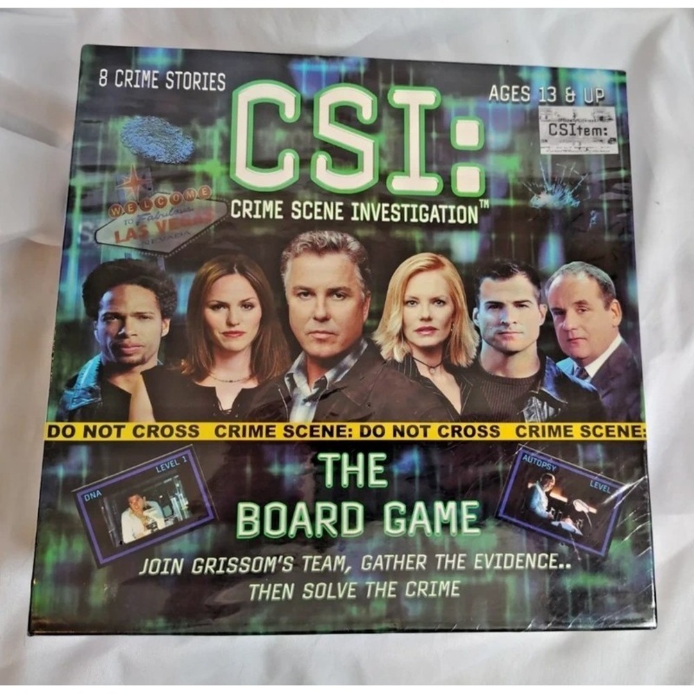 2004 CSI: Crime Scene Investigation Board Game - NWT NEW